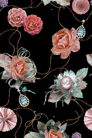 花朵印花华亿平台图片