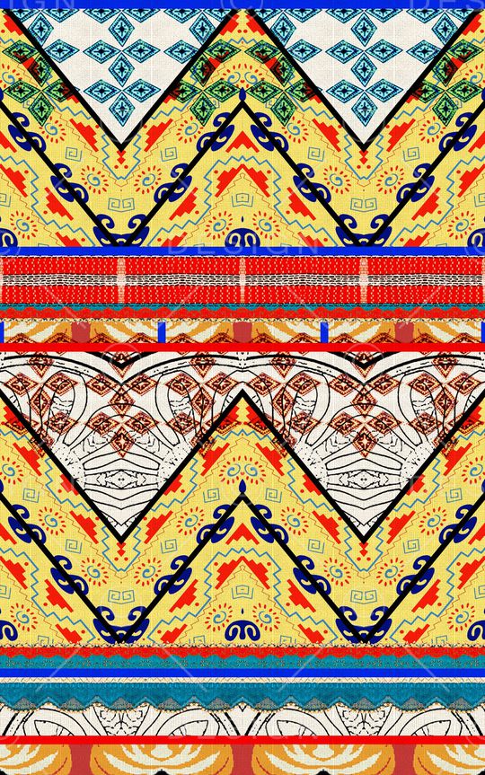 波西米亚印花华亿平台图片