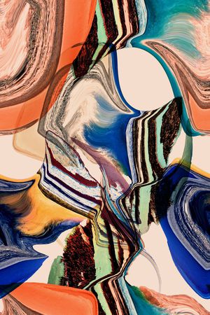 抽象印花华亿平台图片