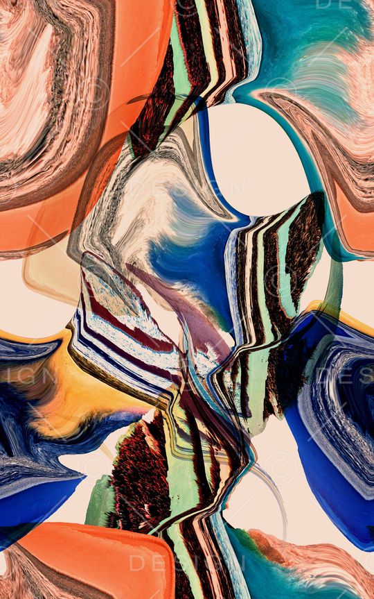 抽象印花华亿平台图片