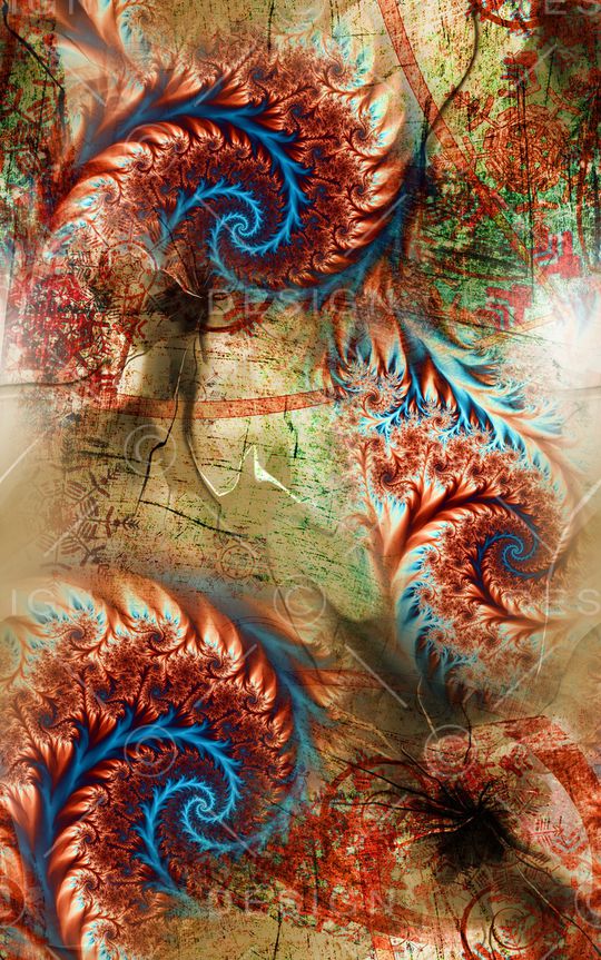 抽象印花华亿平台图片