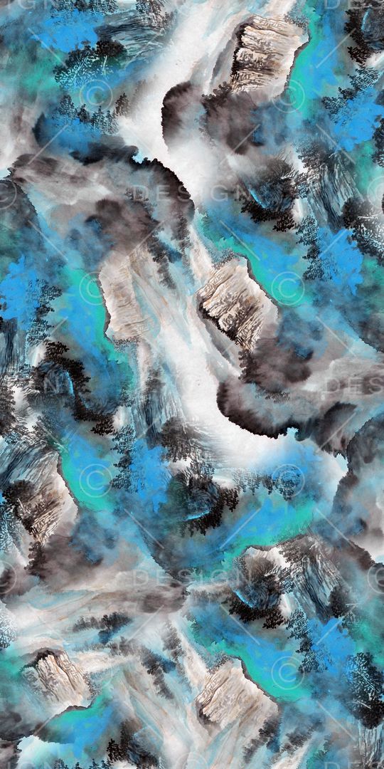 水彩印花华亿平台图片