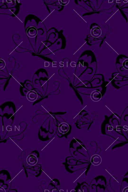 蝴蝶印花华亿平台图片