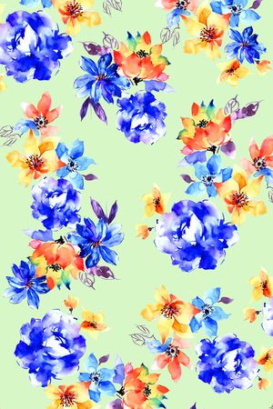 水彩印花华亿平台图片