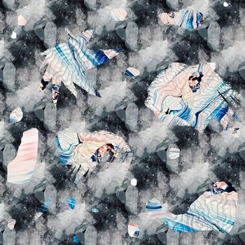 色块重复印花华亿平台图片