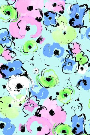 水彩印花华亿平台图片