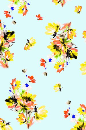 水彩印花华亿平台图片