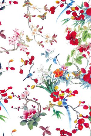 中国风印花华亿平台图片