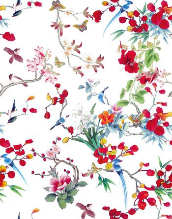 中国风印花华亿平台图片