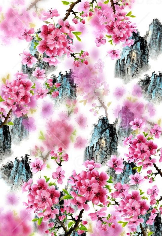 定位花印花华亿平台图片