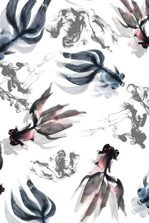 鱼印花华亿平台图片