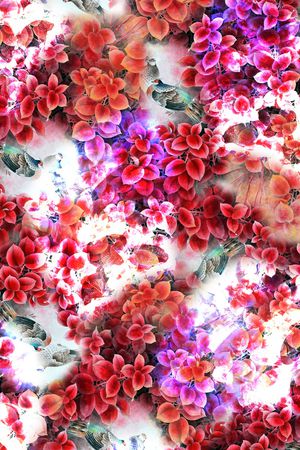 乱花印花华亿平台图片