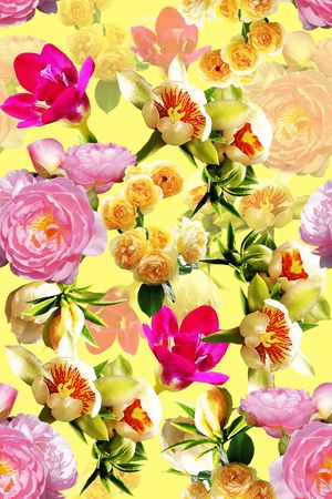 玫瑰印花华亿平台图片