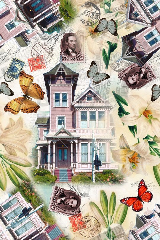 时尚花卉印花华亿平台图片