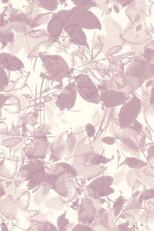 水墨叶子印花华亿平台图片