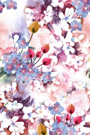 手绘印花华亿平台图片