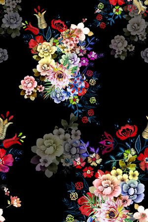 手绘印花华亿平台图片