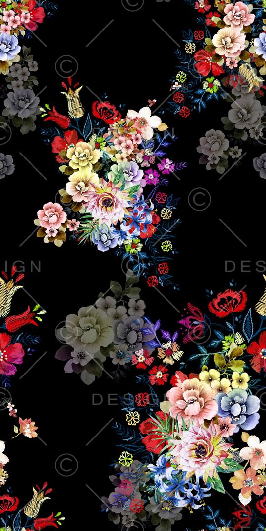 手绘印花华亿平台图片