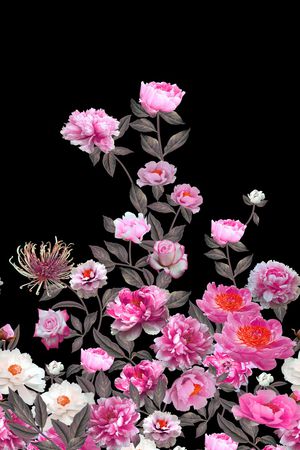 乱花印花华亿平台图片