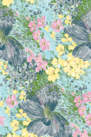 花朵印花华亿平台图片