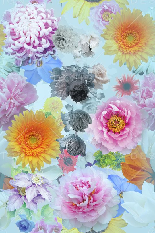 手绘印花华亿平台图片