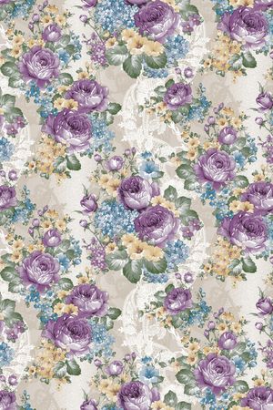 牡丹印花华亿平台图片