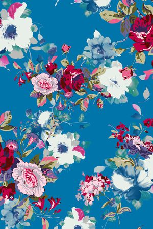 手绘印花华亿平台图片