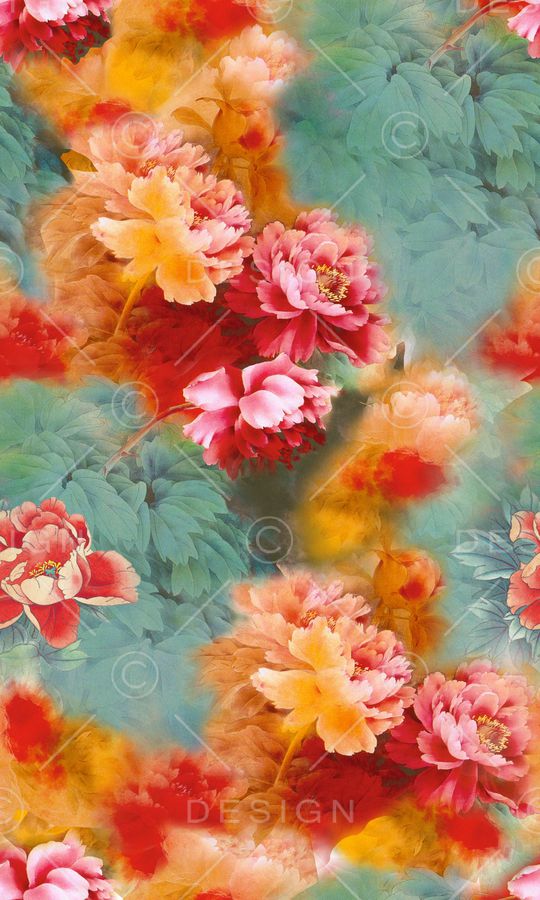 手绘印花华亿平台图片