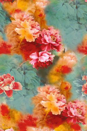 手绘印花华亿平台图片