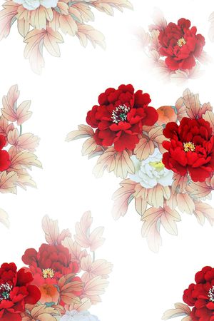 手绘印花华亿平台图片