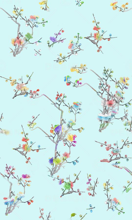 手绘印花华亿平台图片