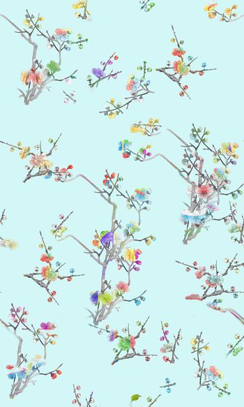 手绘印花华亿平台图片