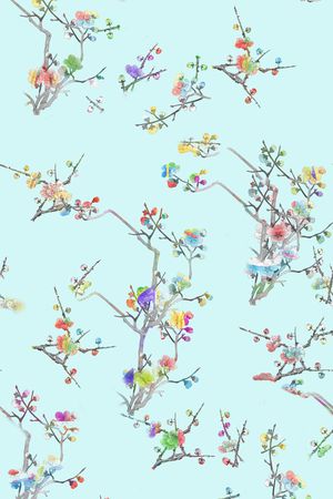 手绘印花华亿平台图片