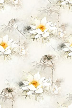 手绘印花华亿平台图片