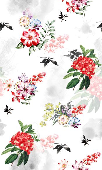 手绘印花华亿平台图片