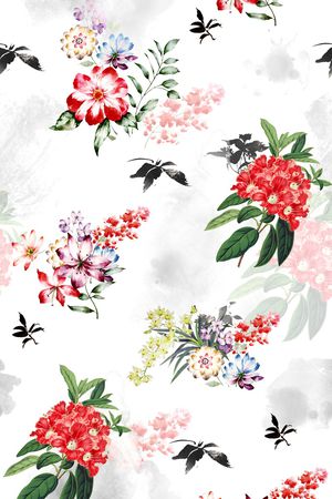 手绘印花华亿平台图片