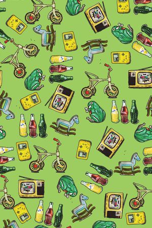 创意服装面料印花华亿平台图片