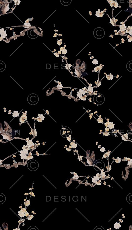 梅花印花华亿平台图片