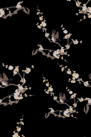 梅花印花华亿平台图片