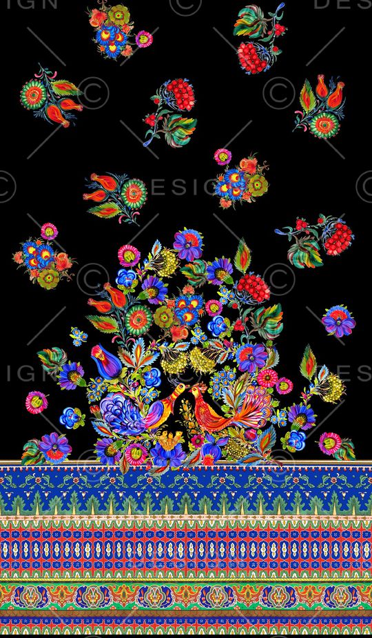 民族风印花华亿平台图片