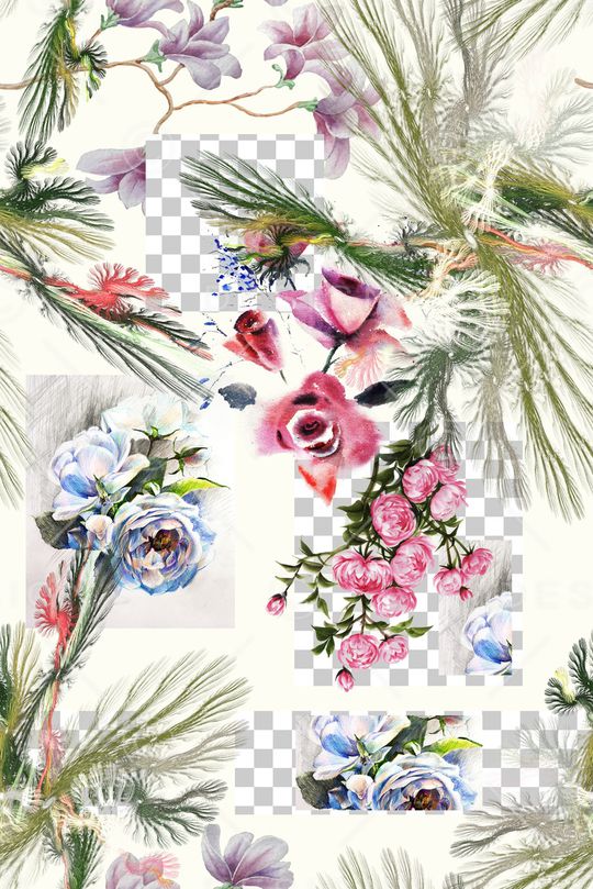 手绘印花华亿平台图片