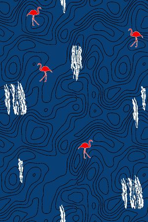 不规则几何印花华亿平台图片