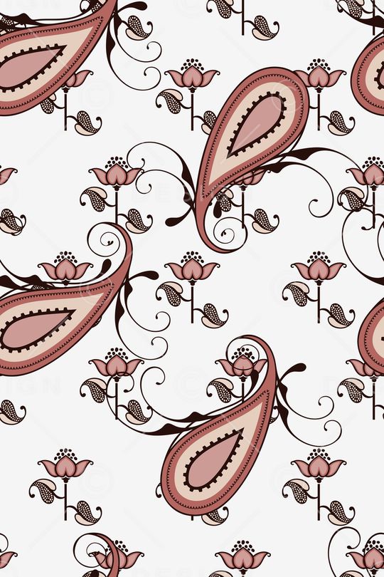 卷草纹印花华亿平台图片