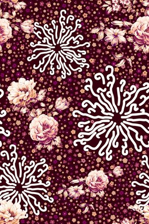 小碎花印花华亿平台图片