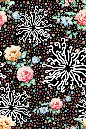 小碎花印花华亿平台图片