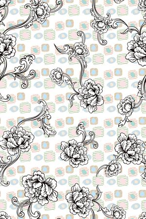 欧式印花华亿平台图片