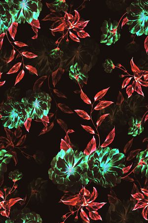 手绘印花华亿平台图片