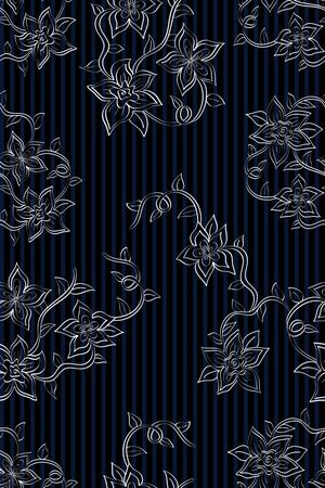 细条纹印花华亿平台图片