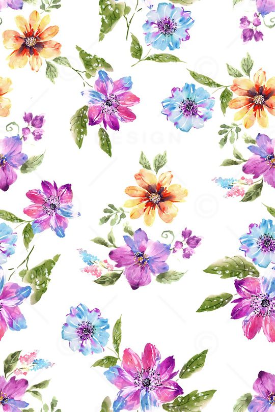 小清新印花华亿平台图片