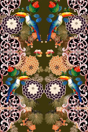 民族风印花华亿平台图片